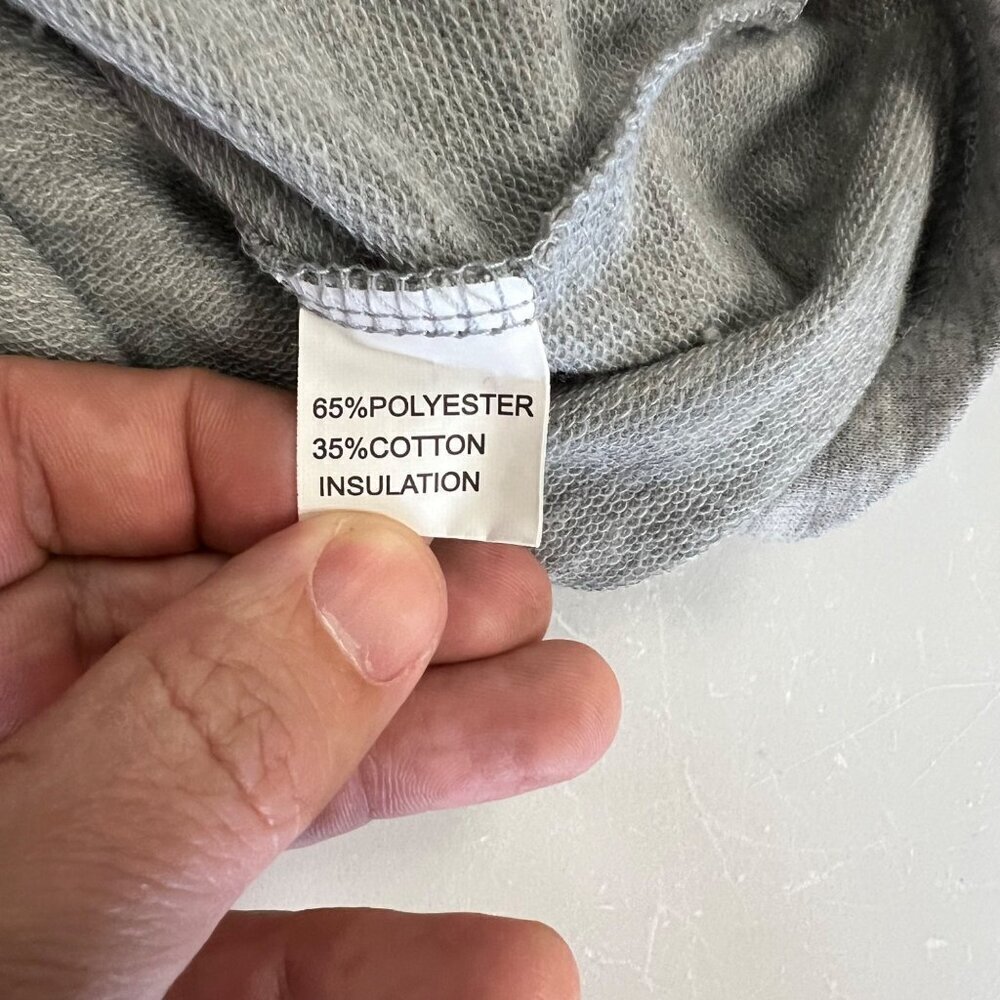Ecowish Women's Pullover Sweatshirt Gray Size Large Long Sleeve - Picture 9 of 9
